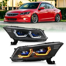 Led Projector Headlights Fit For Honda Accord 2008-2012 Head Lamps Sequential Led Projector Headlights Fit For Honda Accord 2008-2012 Head Lamps Sequential