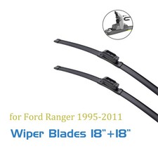 For Ford Ranger 1995-2011 Windshield Wiper Blades 18 18 Front 2 Pcs J-hook