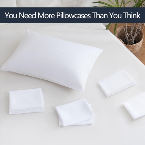 Pillow Cases Bulk 24 Pack - Standard Pillowcases with Envelope Closure, Soft ... - Picture 6 of 7