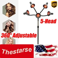 5 Head Infrared Light Heat Therapy Processor Perming Dyeing Hair Heater Lamp