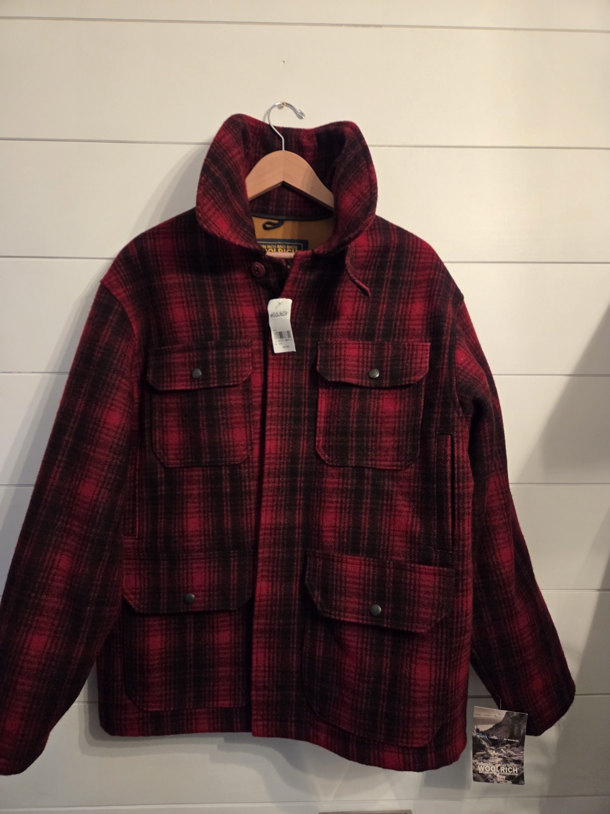 NWT Woolrich 503 Vintage Men's Medium Mackinaw Hunting Coat Jacket image 2