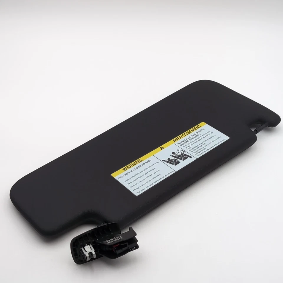 2024 BMW X2 U10 Sun Visor Set Pair Left Right Black OEM 5A1F983 5A1F984 - Image 3 of 4