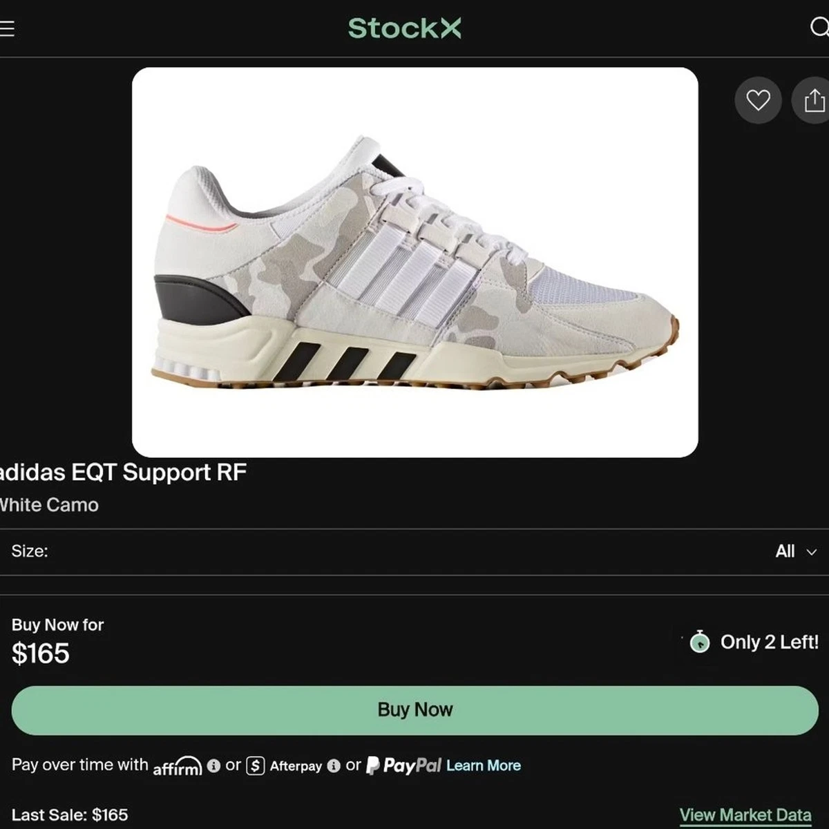 Adidas EQT Support RF White Camo Men sz 10.5 Adidas EQT Support RF White/Camo/Black Review | STYLE – FINESSE main image 2