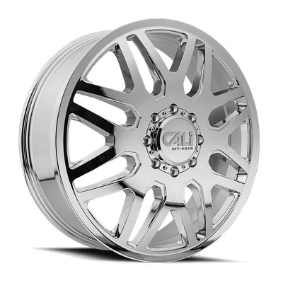 CALI OFF-ROAD-OFFROAD INVADER DUALLY 9115D CHROME 22X8.25 8-210 115MM 154.2MM