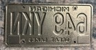 Michigan Great Lakes License Plate July 1996 Tabs - 649 YKN - 99 cent sale — photo 2