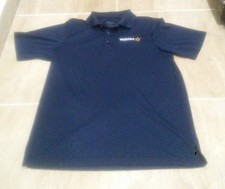Men's Walmart Employee Polo Shirt Uniform Blue Core365 Short Sleeve Sz M