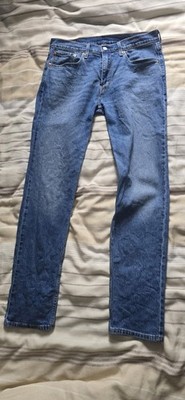  Levis 502 Taper Jeans Hose Stretch W32 x L34 blau 