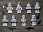 Lego Star Wars Minifigures Lot Storm & Clone Troopers Imperial Scout & Weapons