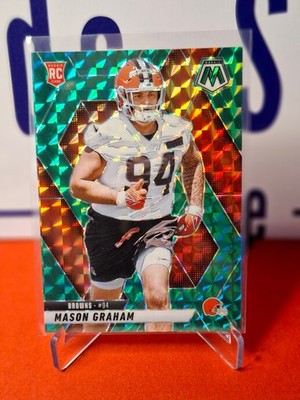 Nfl Panini Trading Cards Mason Graham 2025 GREEN Mosaic #311 RC, Browns