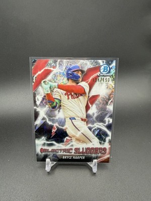 2026 Bowman Chrome ES-6 Bryce Harper Electric Sluggers Mini Diamond /150 SSP SP