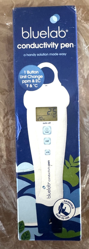 Bluelab Digital Conductivity Pen for Checking EC & Ppm & TDS Levels In Liquids