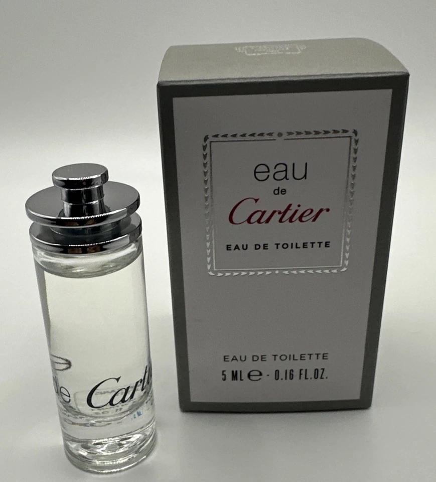 Cartier Eau De Cartier Eau De Toilette 5 ML 0,16 OZ Mini Raro Foto 2 de 4