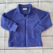 Columbia Jacket 3t Purple Girls Fleece Full Zip