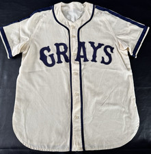 Josh Gibson Homestead Grays Baseball Jersey Vintage L Ebbets Field Flannels
