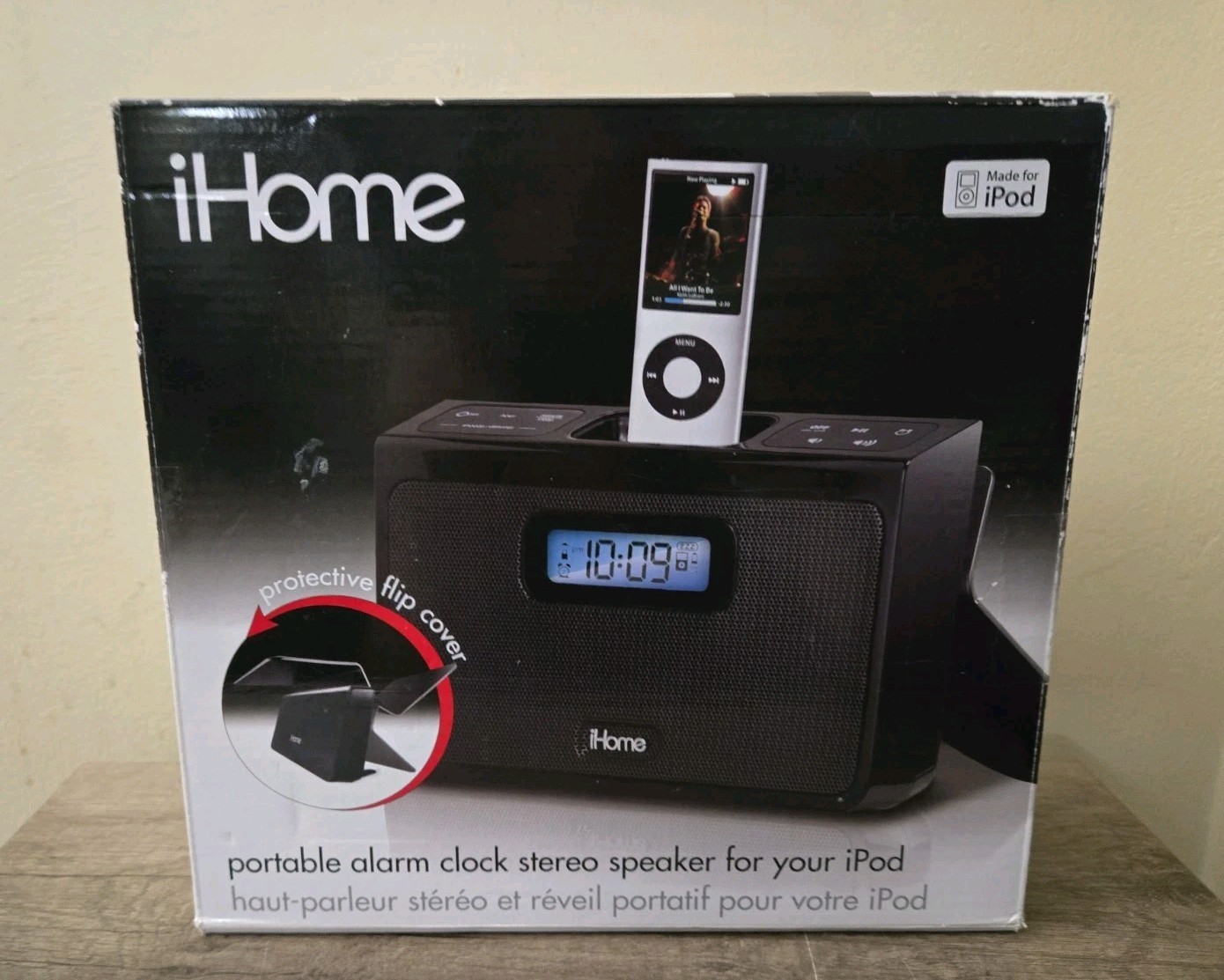 iHome iH24 iH24SV Portable Alarm Clock Stereo iPod Speaker Dock NEW SEALED