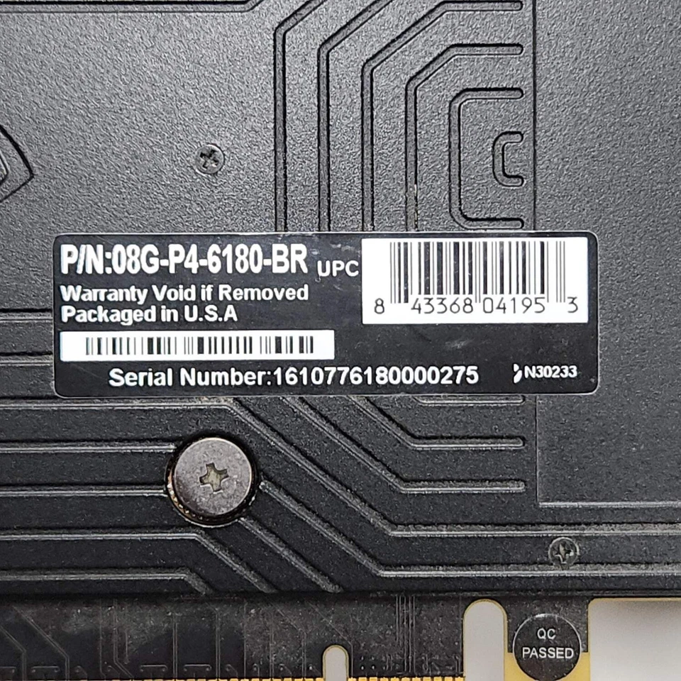 EVGA GeForce GTX 1080 FE (Founders Edition) 8GB GDDR5X Graphics Card 08G-P4-6180 - Image 4 of 4