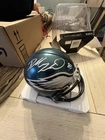 Dallas Goedert Signed Mini Helmet Philadelphia Eagles Autograph Auto NFL No COA