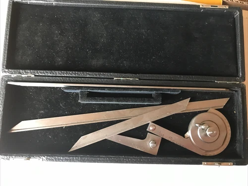Starrett C364 7" & 12" 0 to 90 Thru 360° Universal Vernier Bevel Protractor