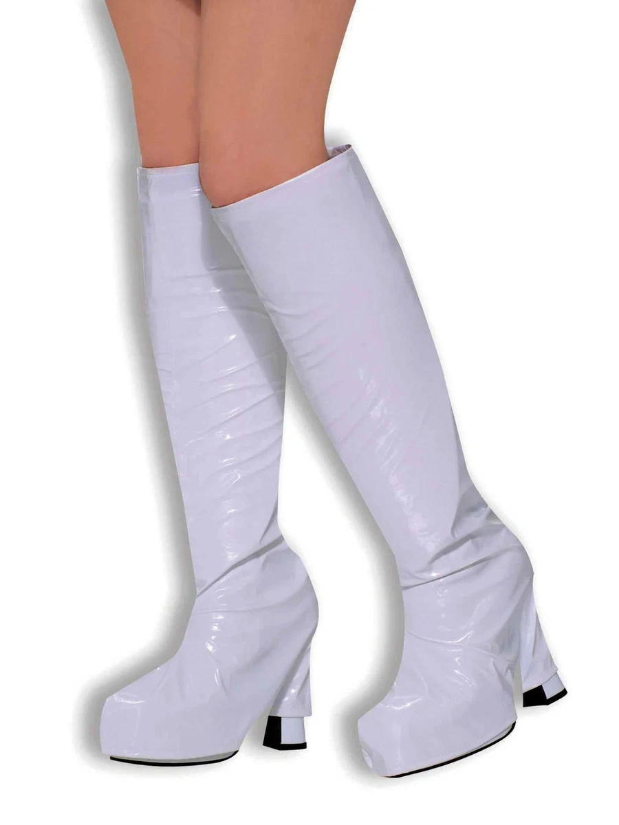 White 60s hotsell boots fancy dress