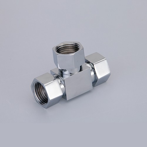 1/2" Brass Adaptor Coupler Pipe Fittings Right Angle Tee Elbow Connector Valve - Picture 3 of 15