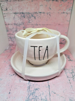 RAE DUNN    TEA Teetasse mit Untertasse   