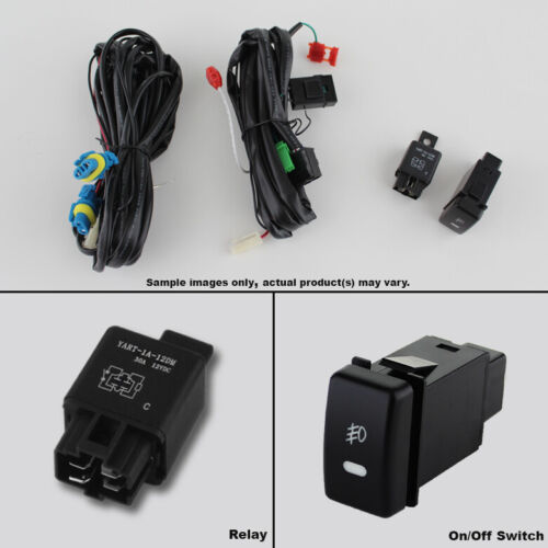 2012-2013 Mazda 3 4/5 luces antiniebla de la puerta luces de parachoques w / interruptor / arnés / relé / cableado - Imagen 3 de 4