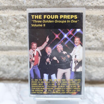 The Four Preps Three Golden Groups in One Volume II Cassette Album Tape