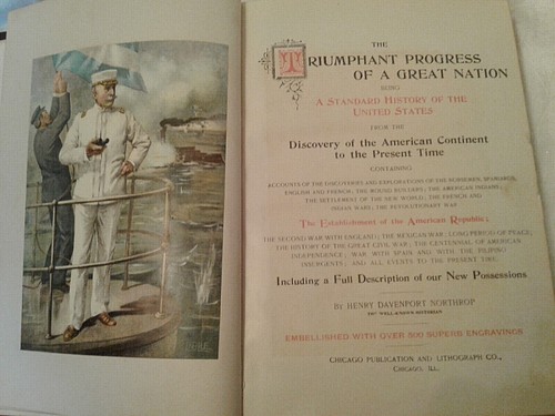 Antique Triumphant Progress of a Great Nation-1891-Henry Davenport Northrop - Picture 2 of 12