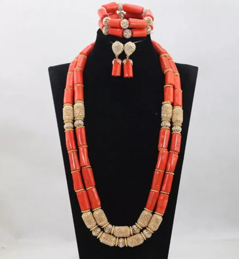 Nigerian traditional necklace deals