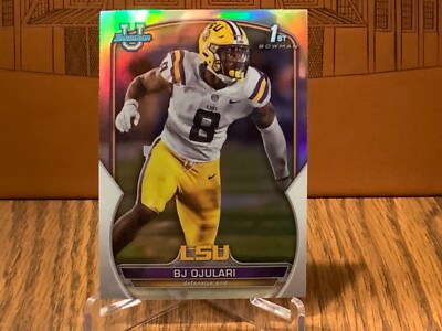 BJ Ojulari, Edge, LSU Tigers- Consensus 1st/2nd Round Pick; 2022 Bowman Chrome U