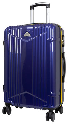 Hartschalen Koffer Trolley Reisekoffer Reisetrolley Handgepäck Haimar Blau Gr. L