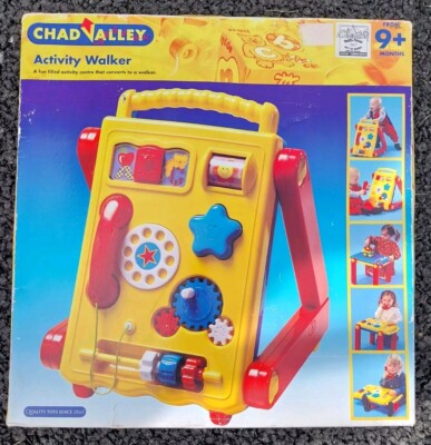 Vintage Chad Valley Activity Walker With Box And Instructions