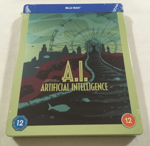 A.I. Artificial Intelligence (2001) - Limited Steelbook Blu-Ray Region B/A | New - Photo 1/3