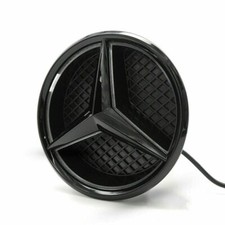 F&uuml;r 15-19 Mercedes-Benz GLC-GLE-GLS K&uuml;hlergrill Stern-Emblem Schwarz-Logo 20.5cm