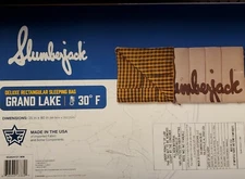 New Slumberjack Grand Lake 30-Degree Deluxe Sleeping Bag 
