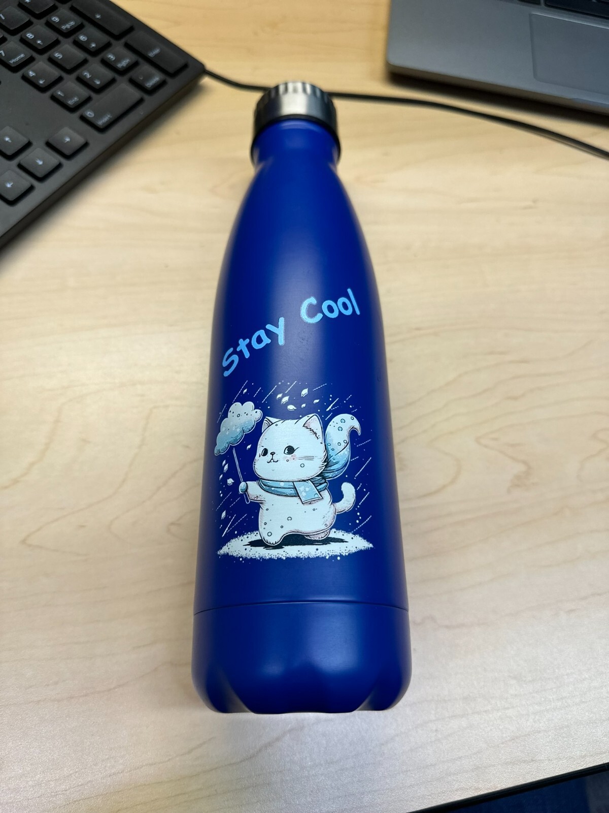 Vacuum Insulated Stay Cool Cute Cat  Smart Lid 17oz
