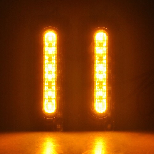 2pcs 1.25'' Highway Driving DRL Turn Signal Crash Bar LED Light For Harley Dyna - Picture 11 of 12