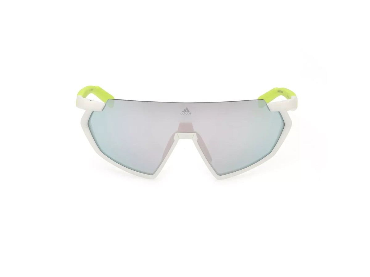 Adidas SP0041 24C White Plastic Half-Rimless Mirrored  display picture 3