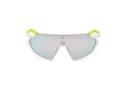 Adidas SP0041 24C White Plastic Half-Rimless Mirrored Sunglasses Frame 134-135