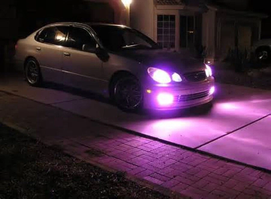 2x H13/9008 12000K Violet Purple Bi-Xenon Hi-Low HID 35W Replacement Light Bulbs - Image 3 of 3