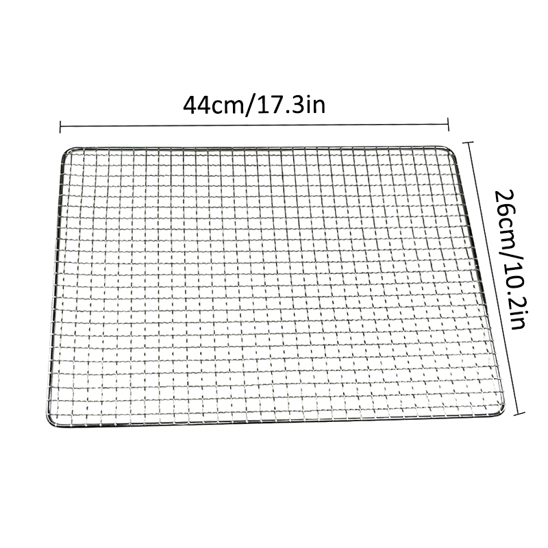 2pcs BBQ Grill Grate Grid Wire Mesh Rack Replacement Cooking Net