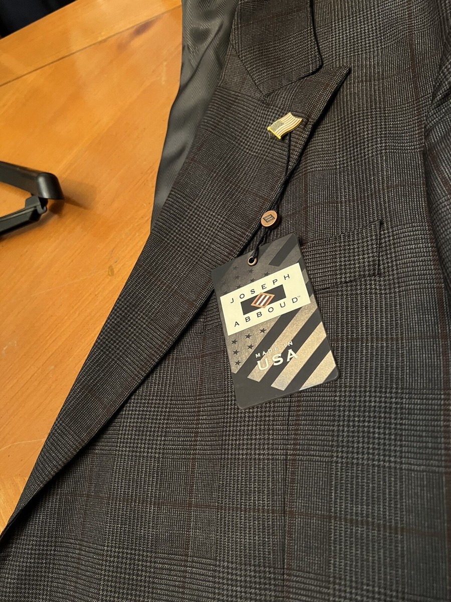 Joseph Abboud Made in USA 48R/42W, Wool suit, Slim Fit