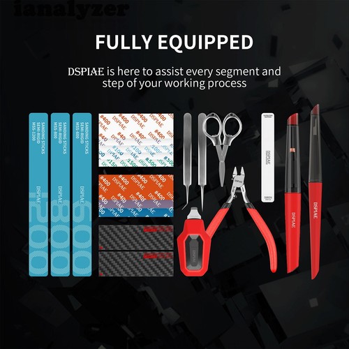 DSPIAE TC-S01 Model Tool Set Model Making Tools Departure Tool Combo Set - Picture 3 of 5