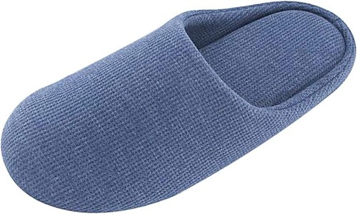 ULTRAIDEAS Men's Lightweight Cotton Slippers with Memory Foam and Soft Sole 9-10 - Bild 6 von 6