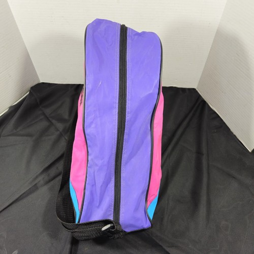 Ice Figure Skates Carry Tote Bag Vintage 90's Colors w/ Strap Embroidered Becky - Picture 11 of 14