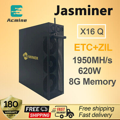 Jasminer X16-q 1950M 620W 8G Memory Wifi etc ZIL OCTA ETHF Jasminer X16-q 1950M 620W 8G Memory Wifi etc ZIL OCTA ETHF