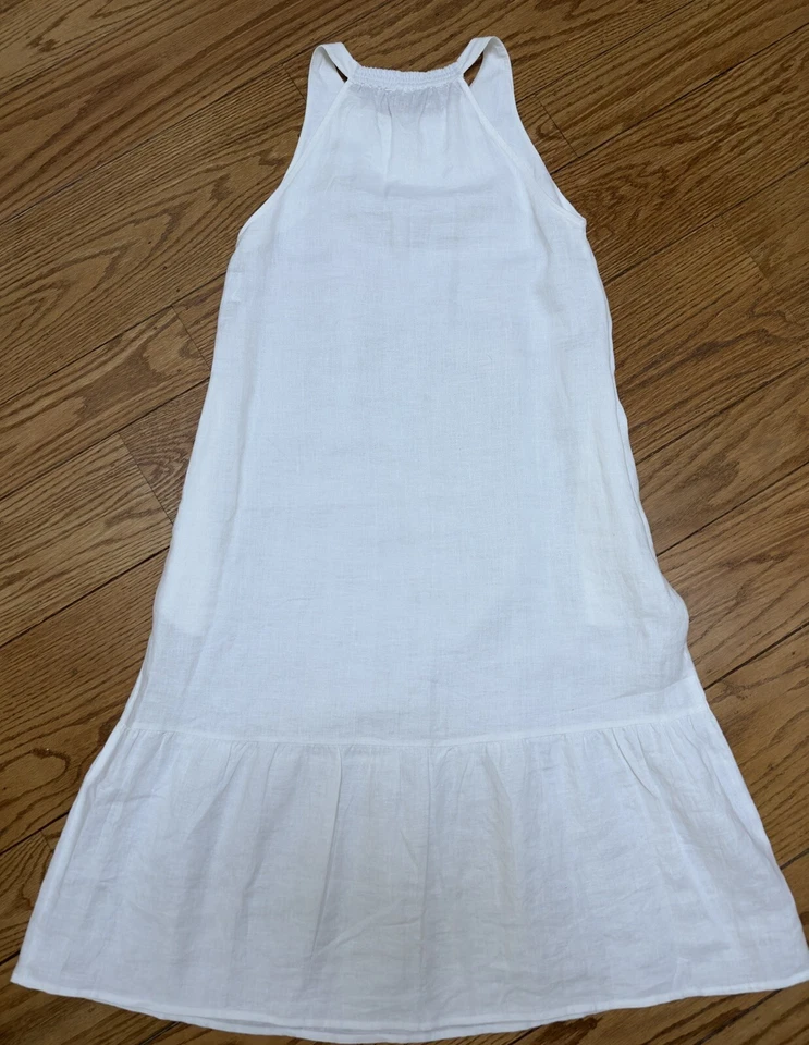 Vestido de lino United Colors of Benetton talla XS NUEVO SIN ETIQUETAS Foto 2 de 2