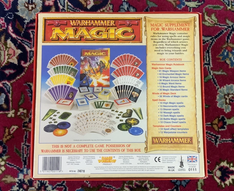 Usado Warhammer Suplemento Fantasy Magic Collection Games Workshop Foto 3 de 4