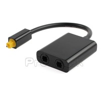 Digital Toslink Optical Fiber Audio Male 1 To 2 Female Splitter Adapter Dvd Tv Digital Toslink Optical Fiber Audio Male 1 To 2 Female Splitter Adapter Dvd Tv
