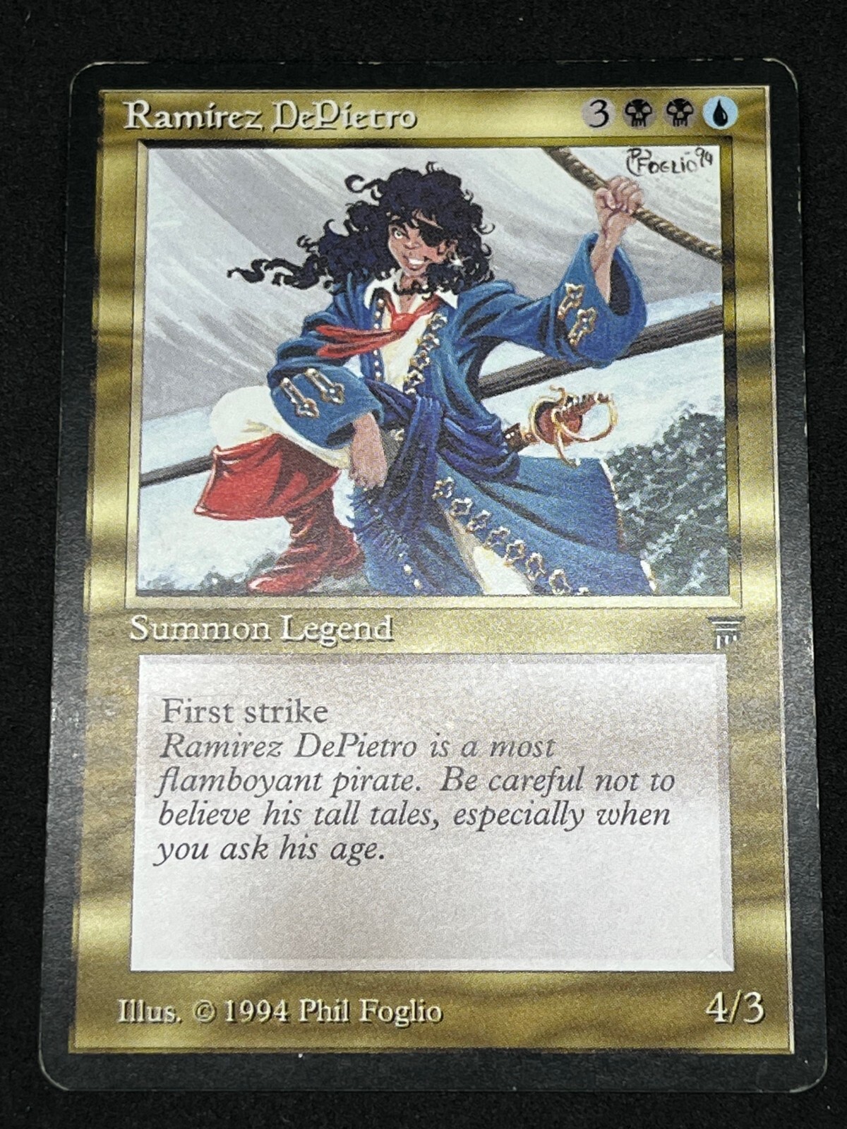 Magic the Gathering MTG Ramirez DePietro Gold Legends Uncommon